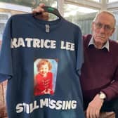 Richie Lee at home in Hartlepool with the t-shirt he and fellow veterans will wear in his march on Downing Street.