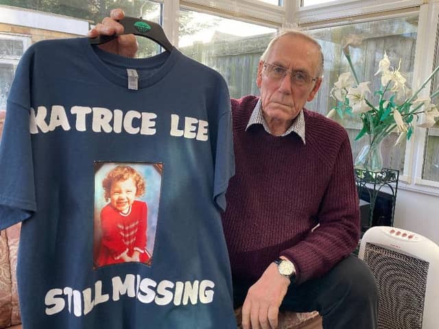 Richie Lee at home in Hartlepool with the t-shirt he and fellow veterans will wear in his march on Downing Street.