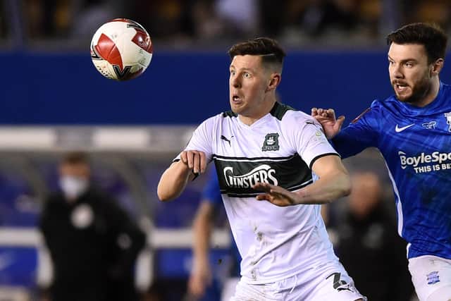 Former Pompey defender James Bolton is enjoying a promotion push with Plymouth this season. Picture: Nathan Stirk/Getty Images