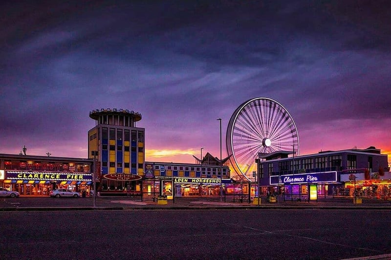 Clarence Pier by Dave Tuckwell. @davebythesea