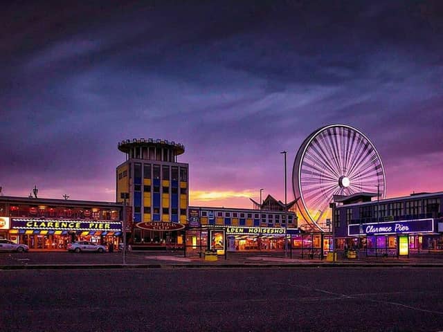 Clarence Pier by Dave Tuckwell. @davebythesea