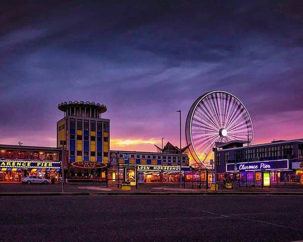 Clarence Pier by Dave Tuckwell. @davebythesea