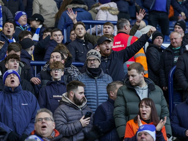 Enjoying Pompey's first trip to West Brom in more than 16 years.