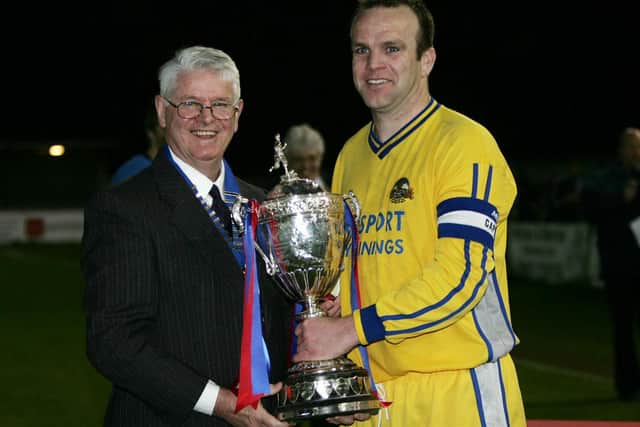 Ian Rew, father of Harvey, captained Gosport as a player and established himself as a club legend. Picture: Dave Haines