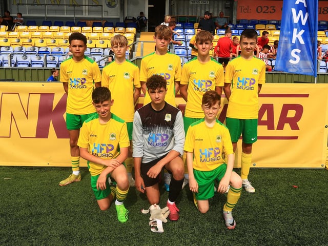 Oakley FC Thunder U14s at the Havant and Waterlooville Summer Tournament. Picture: Dave Haines