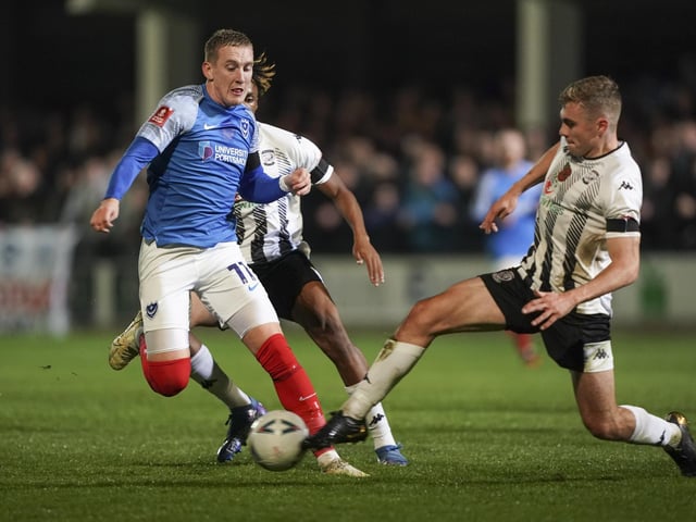 Ronan Curtis suffered an ankle injury in the first half but was able to shake it off.