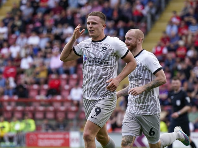 Last season's top scorer is up and running again after his first-half header against Leyton Orient. He'll be desperate to add to that goal against Exeter, with his last Fratton Park goal coming against Port Vale on March 25.