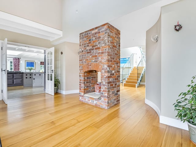 This four bedroom detached house in Green Lane, Hambledon, is on sale for £1,895,000. It is listed by Fine and Country.