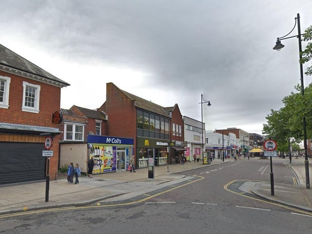 This McDonald's restaurant in West Street in Fareham has a 3.6 star rating based on 1,147 reviews on Google. Photo credit: Google Street View