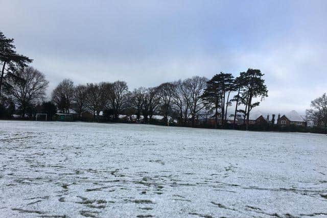 The Met Office have issued a yellow weather warning for snow in parts of Hampshire amid Storm Arwen. Picture: Rach Horn