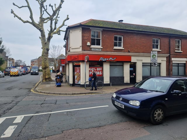 Pizza Hut in Gamble Road in North End, Portsmouth.