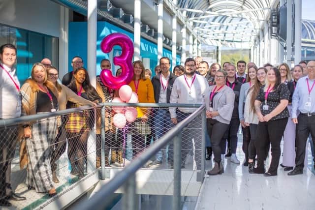 The toob team celebrates the company's 3rd anniversary.