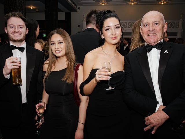 Southbourne Rubber enjoy the drinks reception.  Picture: Keith Woodland (270321-30)