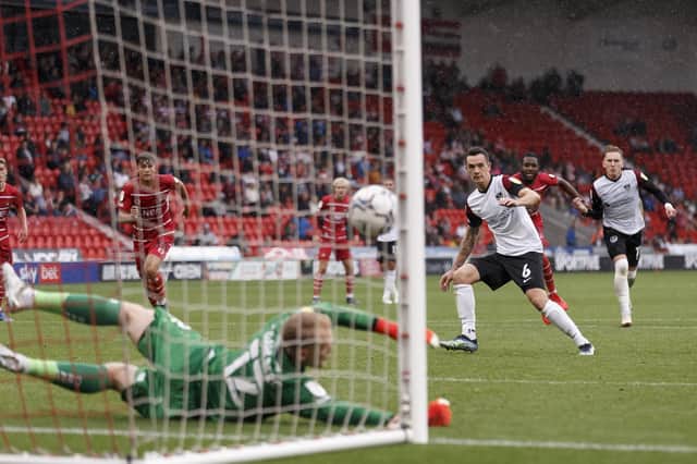 Shaun Williams' second-half penalty is saved at Doncaster. (Photo by Daniel Chesterton/phcimages.com)