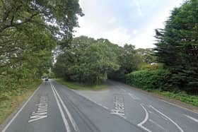 The crash took place in Shedfield, near Shirrell Heath. Police said a van driver suffered serious but not life-threatening injuries. Picture: Google Street View.