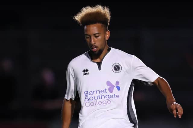 Boreham Wood's Sorba Thomas. Picture: Catherine Ivill/Getty Images