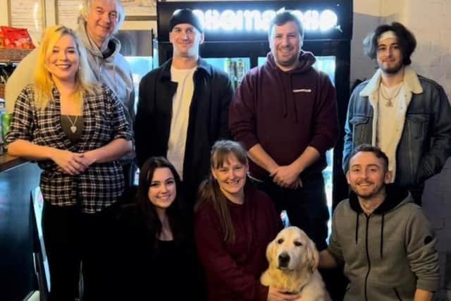 Casemates Studios and Cafe have hidden vouchers around the forest to offer a random act of kindness.
The team at the cafe and studio.