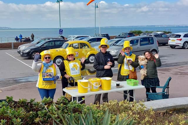 Fundraisers at Marine Parade car park