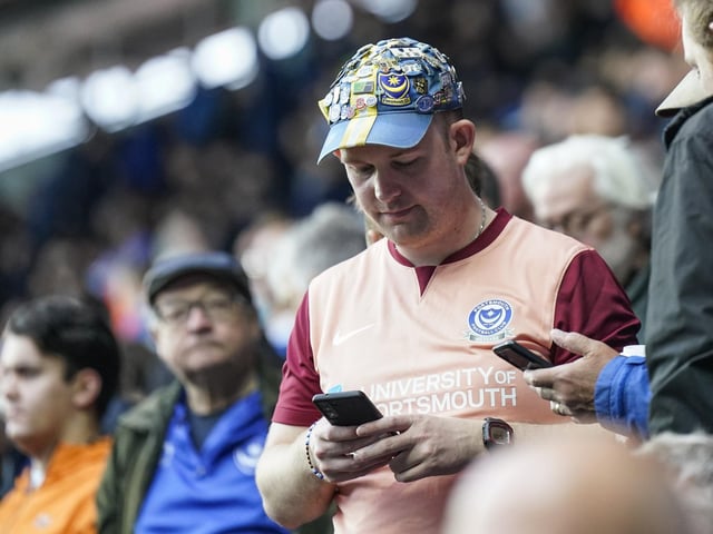 2,891 Pompey fans watched the Blues' 3-2 win at Reading