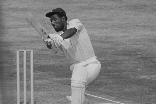 Viv Richards on his way 291 for the West Indies against England at The Oval in 1976. Picture: Evening Standard/Hulton Archive/Getty Images