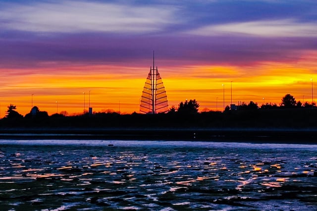 Portsmouth sail sunset. Better days are coming taken by Vicky Stovell
