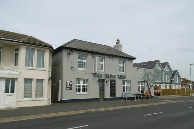 The Olive Leaf, in 48 Sea Front, Hayling Island.