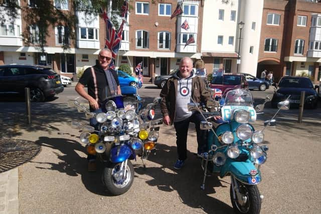 Left to right: Mark and John have raised a significant amount for the Queen Alexandra Hospital