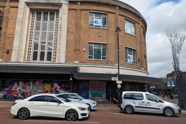 As yet unfinished commercial units inside the large empty Debenhams building in Southsea have been advertised as available to let online via property consultancy firm Vail Williams.