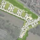 Revised site plan for 62 Homes off Lockswood Road, Warsash