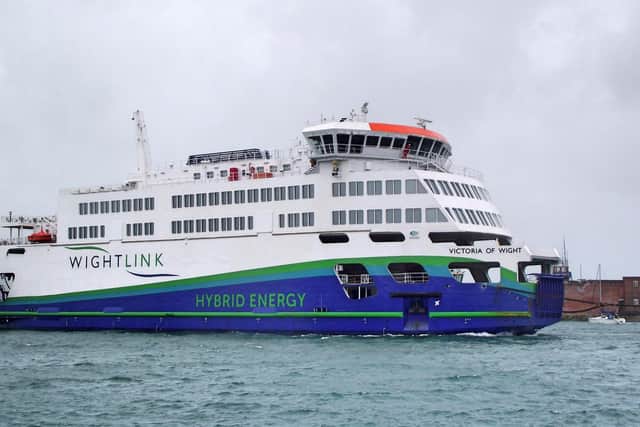 Wightlink ferry Victoria of Wight. Picture: Tony Weaver