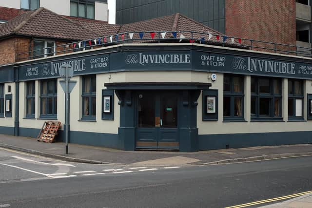 The Invincible in Wickham Street in June 2018