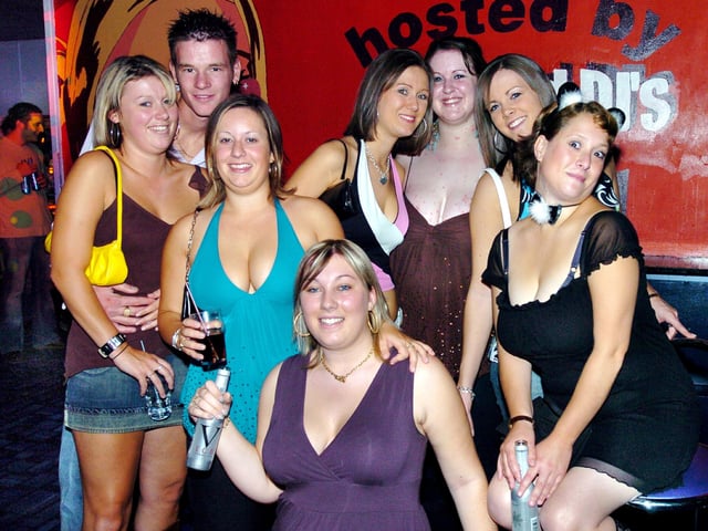 Revellers having a good time at the Time & Envy nightclub, South Parade, Southsea -  (044752-0021)
