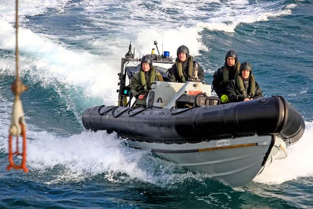 HMS Mersey has been on patrol in UK waters carrying out regular operations and intensive training 