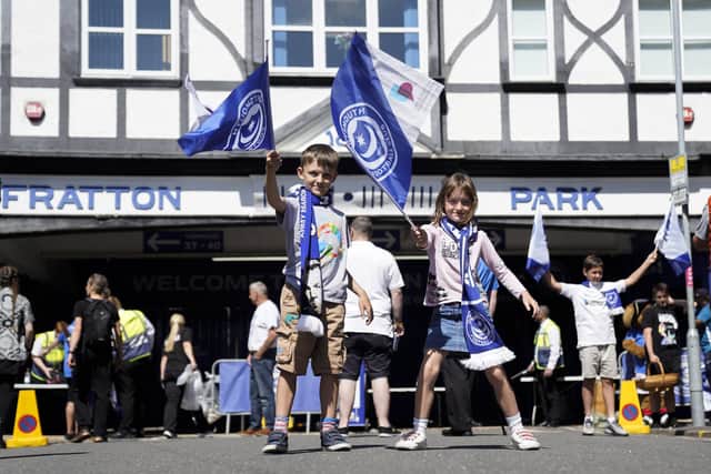 Pompey fans are back en masse at Fratton Park. Picture: Jason Brown.