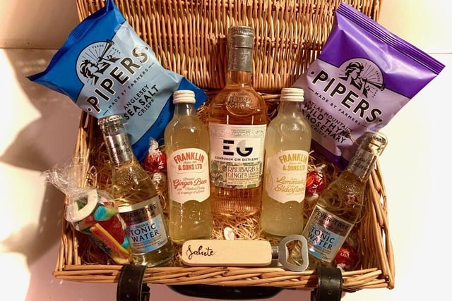 All Salute’s hampers are made to order and can be customised to suit the purpose of your gift. Hampers may vary, but this Mother’s Day selection consists of a personalised bottle opener, snacks and drinks (including Edinburgh Rhubarb and Ginger Gin).
Salute Hamper – from £40.00
Purchase online - https://www.salute-prosecco.com/hampers/pick-n-mix-hamper-2