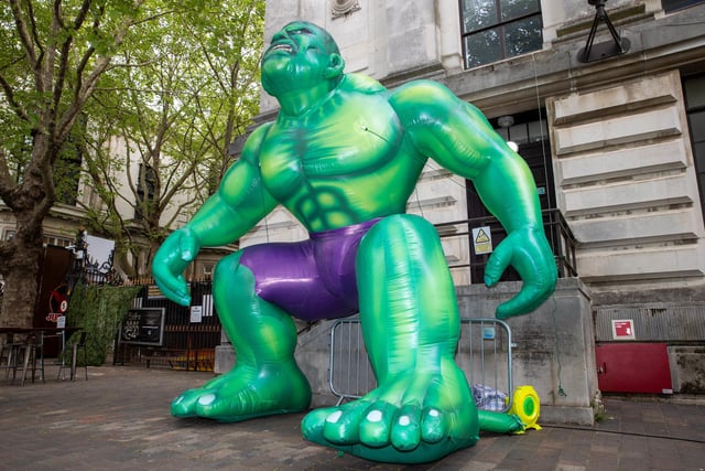 Hulk smash! The Avenger on show at Portsmouth Comic Con 2025.  Photos by Alex Shute