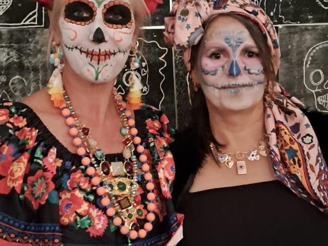Art Department staff dress up for the event