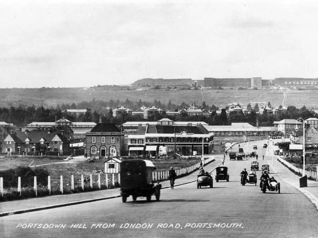 Portsdown Hill from London Road, Cosham. Pictire: Paul Costen collection