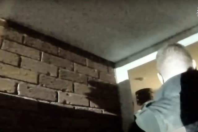 Police this week released footage of a large house party in St Chad's Avenue, North End, that they broke up last month Picture: Hampshire police