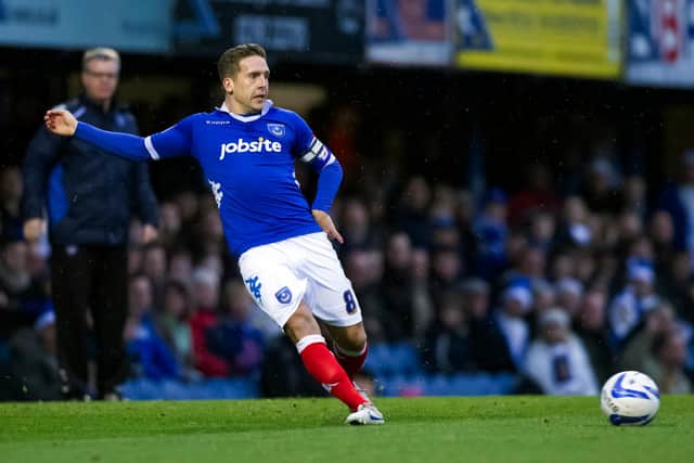 Brian Howard left Reading to join Pompey in the summer of 2012. Picture: Barry Zee