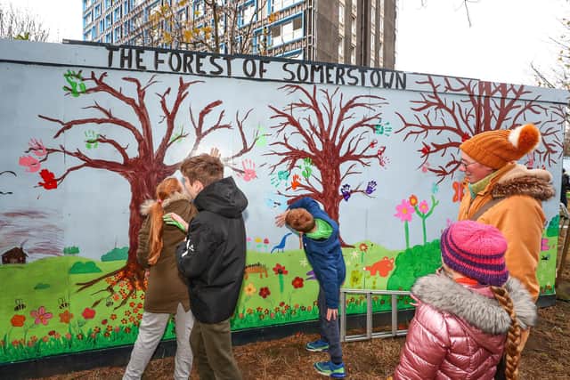 The Forest of Somerstown mural and self portrait gallery.
Picture: Stuart Martin (220421-7042)
