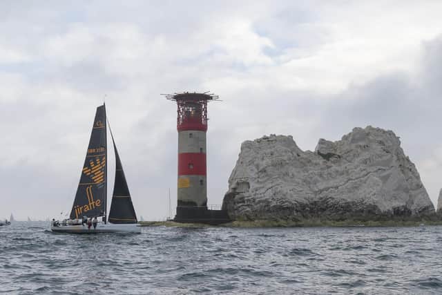Jiraffe at the 2021 Round the Island Race. Picture: Paul Smith