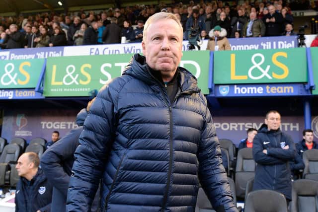 Pompey manager Kenny Jackett