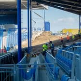 The old control tower in the north-east corner of Fratton Park has been demolished in recent weeks Picture: Habibur Rahman
