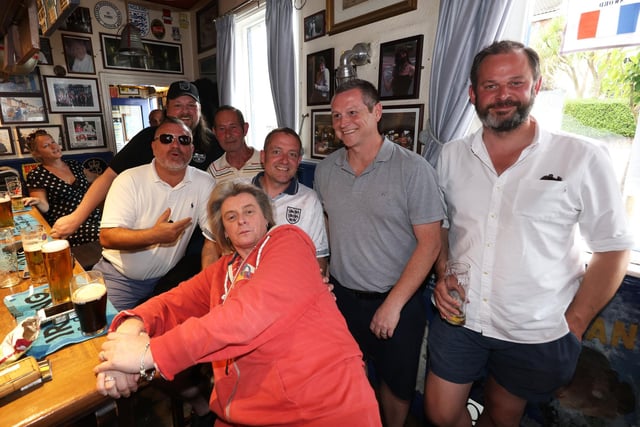 Spirits were high in The Phoenix.Picture: Sam Stephenson.