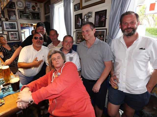 Spirits were high in The Phoenix.Picture: Sam Stephenson.