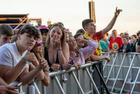 Crowds enjoying Bombay Bicycle Club on Friday night. Photos by Alex Shute