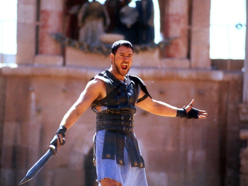 Oscar winning epic Gladiator starring Russel Crowe filmed in the depths of Alice Holt Forest in Hampshire.