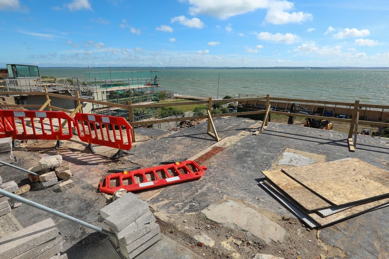 Demolition site at the Osborne View pub, Hill Head, Fareham, showing ongoing work
Picture: Chris Moorhouse (100724-015)