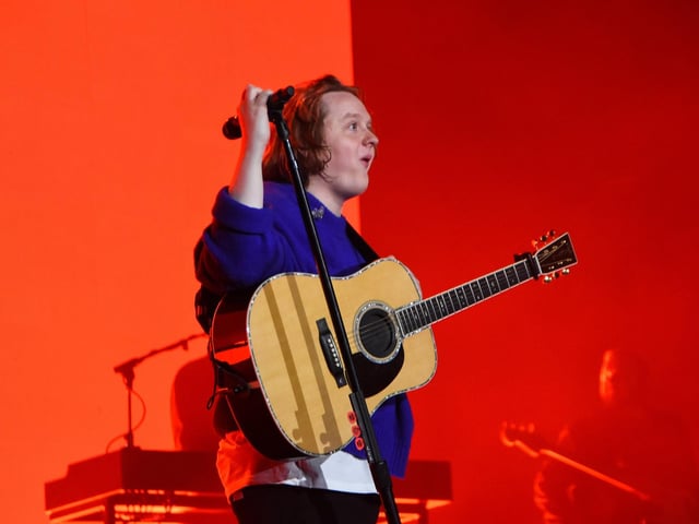 The Isle Of Wight Festival in Seaclose Park 2022. Pictured is: Lewis Capaldi. Picture: Emma Terracciano